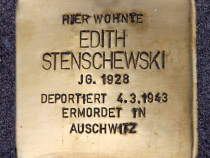 Stolperstein Edith Stenschewski © OTFW
