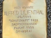 Stolperstein Alfred Lilienthal © S. Davids