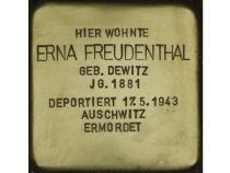 Stolperstein Erna Freudenthal © Stolpersteine-Initiative CW, Hupka