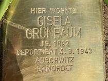 Stolperstein Gisela Grünbaum © MTS