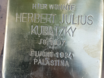 Stolperstein Herbert Julius Kubatzky © Initiative