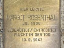 Stolperstein für Margot Rosenthal.