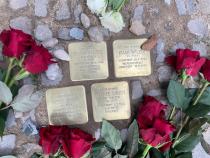 Stolpersteine für Chaja und Isaak Walzer und Moses und Rachel Linzer © D. Thünken-Klemperer