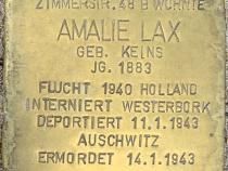 Stolperstein Amalie Lax © Hans-Wilhelm Saure
