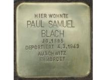 Stolperstein Paul Samuel Blach © Stolpersteine-Initiative CW, Hupka