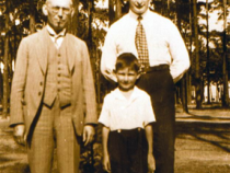Prof. Nellhaus, Alex und Hans Radziejewski 1930, Foto: privat