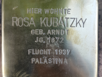 Stolperstein Rosa Kubatzky © Initiative