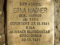 Stolperstein für Erna Magner