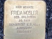 Stolperstein Frida Mosler © S. Davids