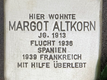 Stolperstein für Margot Altkorn © OTFW