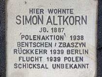 Stolperstein für Simon Altkorn © OTFW
