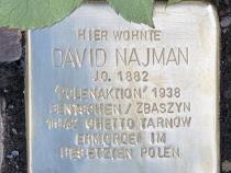 Stolperstein für David Najman, Foto: OTFW