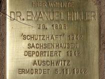 Stolperstein für Emanuel Hiller