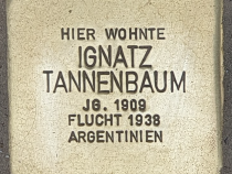 Stolperstein für Ignatz Tannenbaum © OTFW