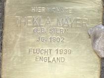 Stolperstein Thekla Mayer © MTS