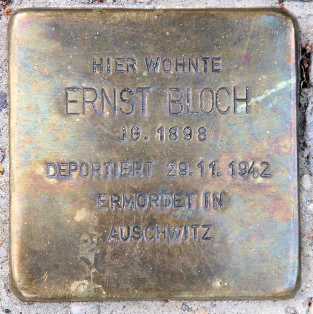 Ernst Bloch | Stolpersteine in Berlin
